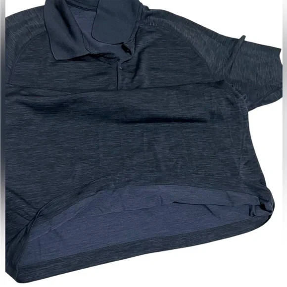 Lululemon vent tech polo shirt men’s size M blue train office travel - Picture 11 of 16